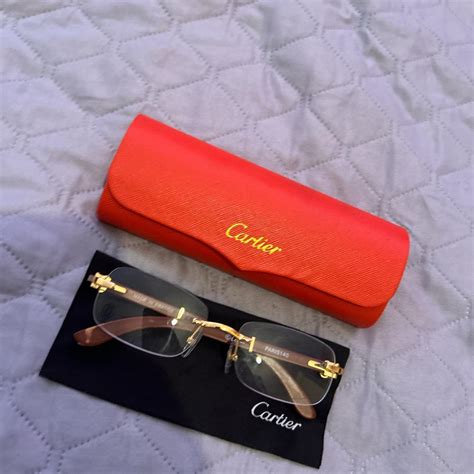 cartier glasses clear|cartier clear glasses for men.